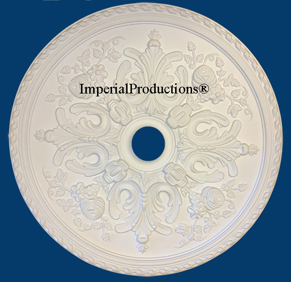 IPMED163-POL Victorian Medallion 44-1/2" ArchPolymer, Custom Order, Add to Cart for shipping costs or Free Depot Pickup