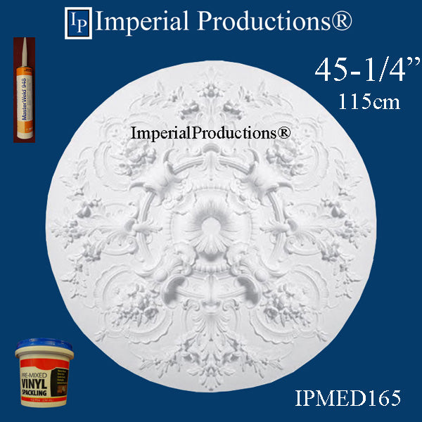 IPMED165-POL Medallion with kit 45-1/4" (115cm) ArchPolymer