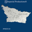 IPMED168-POL Victorian Medallion 71-1/4" x 43-3/4" ArchPolymer