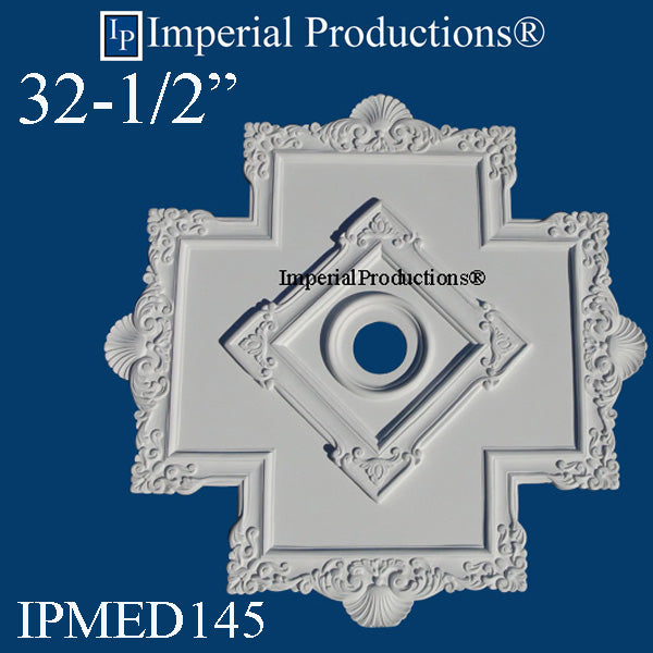 IPMED170-POL Ceiling Medallion 40-1/2 x 40-1/2 inches ArchPolymer