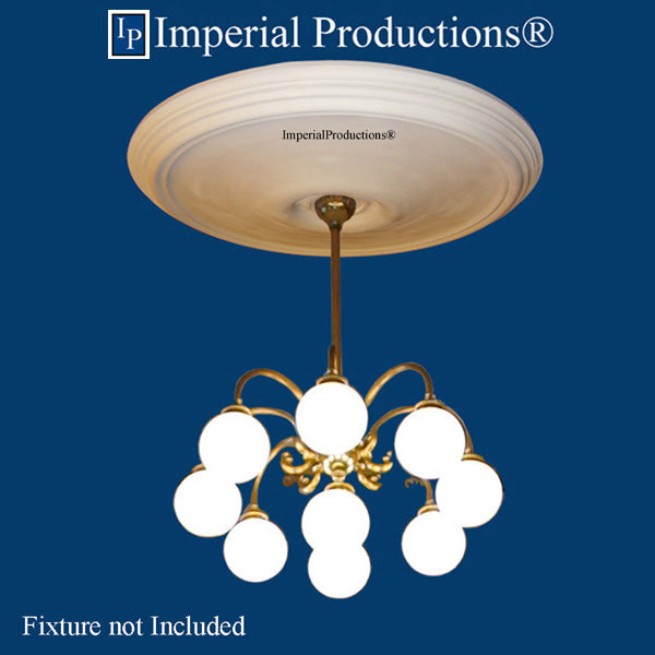 IPMED505 ceiling medallion with chandelier (not included)