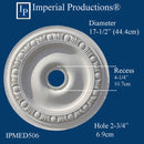 IPMED506 Medallion drawing