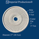 IPMED508 drawing 27 inch medallion