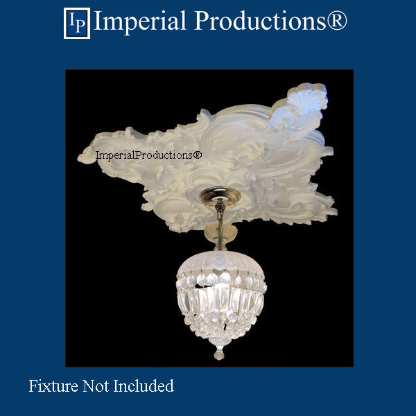 IPMED517-GRG Victorian Medallion 36" x 30" (91.4 x 76.2cm) GRG-NeoPlaster