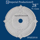 IPMED518-POL Victorian Medallion 28" (71.12cm) ArchPolymer