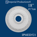 IPMED521-GRG Federal Medallion 18" (45.72cm) GRG-NeoPlaster