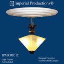 IPMRD8012 oval medallion with light fixture not included