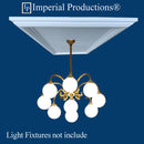 IPMRD8050H-POL Modern Medallion 54-7/16" x 24-1/2" (138.2 x 62.2cm) ArchPolymer