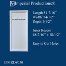 IPMRD8050-POL Modern Panel 54-7/16" x 24-1/2" (138.2 x 62.2cm) ArchPolymer