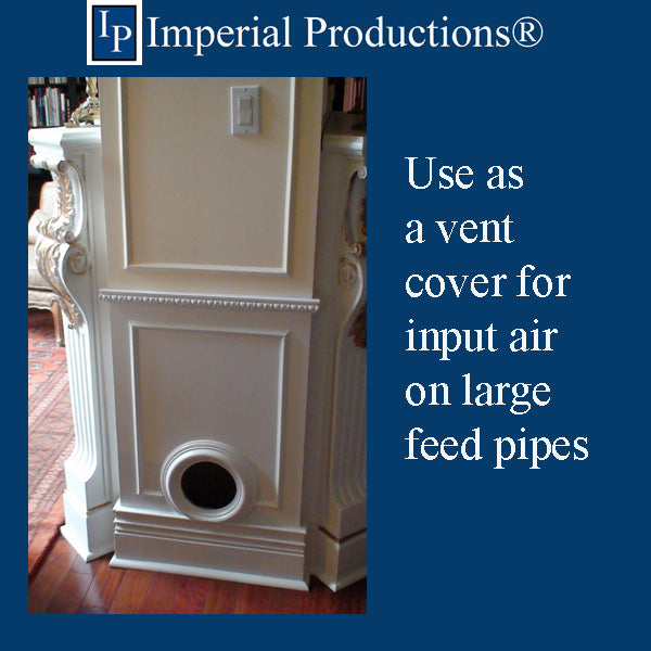 IPNP1015H-POL Colonial Medallion 9-11/16" (24.6cm) ArchPolymer, Add to Cart for Shipping or Free Depot Pickup