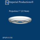 IPNP1015H-POL Colonial Medallion 9-11/16" (24.6cm) ArchPolymer