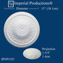IPNP1023 Rosette 15 inches