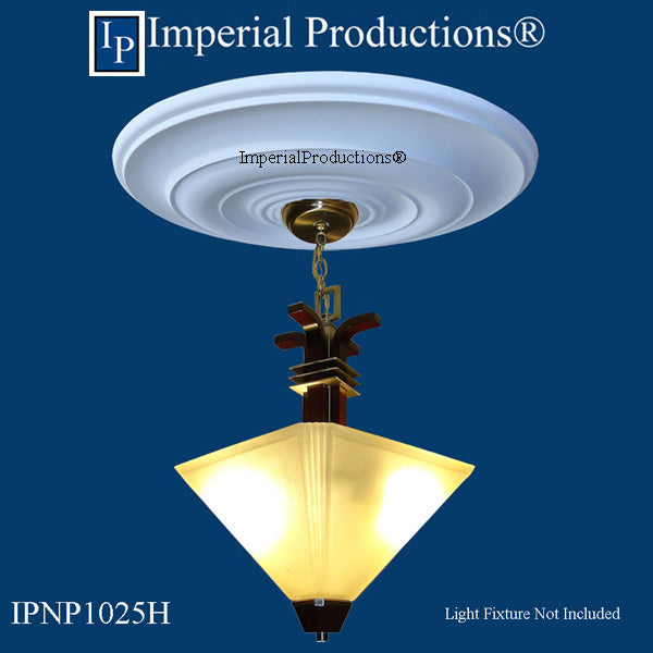 IPNP1025H medallion with light fixture