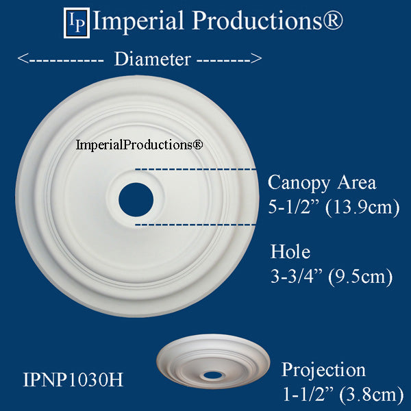 IPNP1030H ceiling medallion