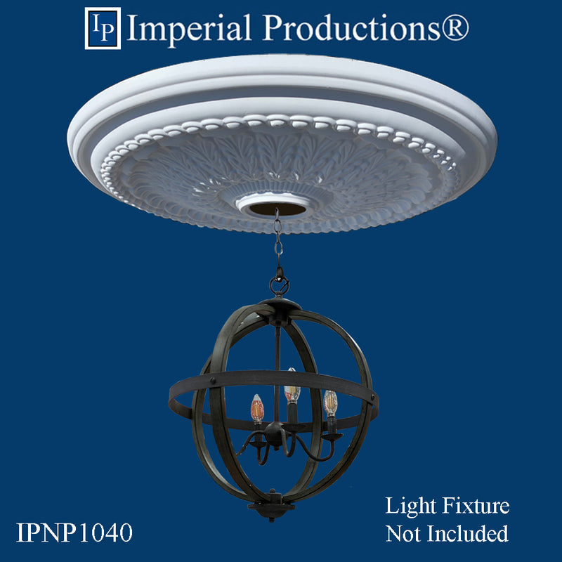 IPNP1040 medallion with light fixture not included