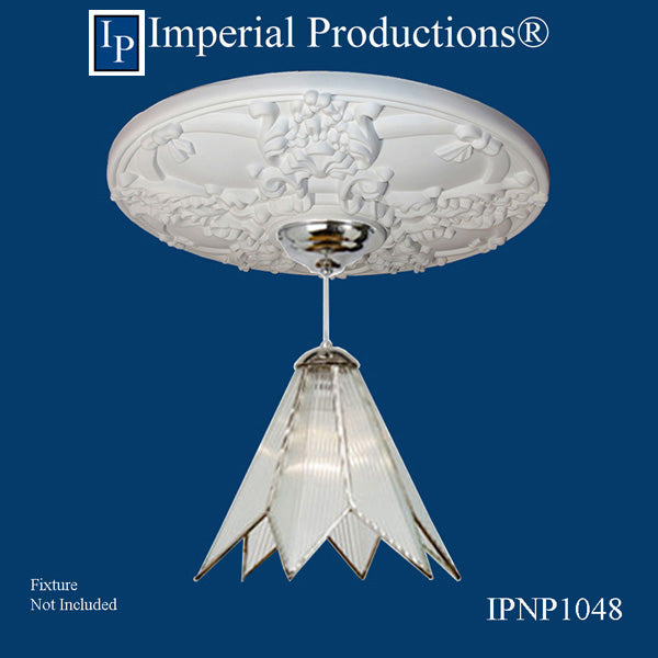 IPNP1048 medallion with chandelier not included