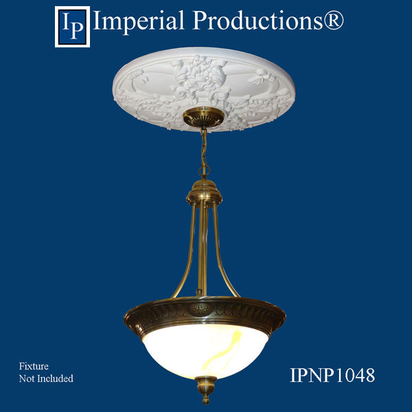 IPNP1048 medallion with chandelier not included