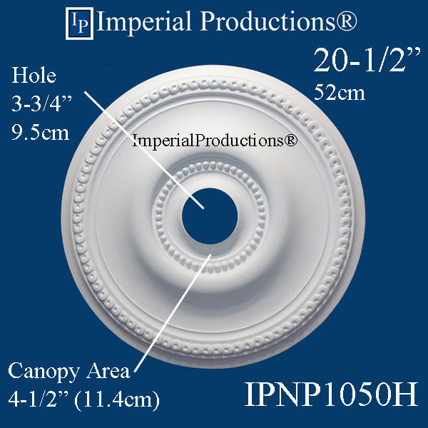 IPNP1050H-POL Federal Medallion 20-1/2" ArchPolymer Add to Cart for Shipping or Free Depot Pickup