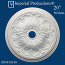 IPNP1054-POL Acanthus Medallion 20" (50.8cm) ArchPolymer