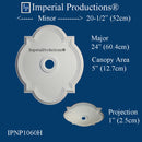 IPNP1060H ceiling medallion drawing