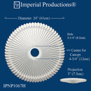 IPNP1067H ceiling medallion