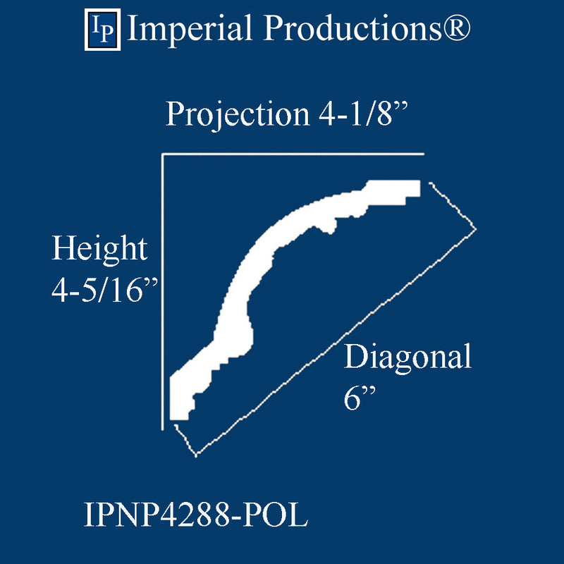 IPNP4288-POL 1 Length Crown 4-5/16" Height
