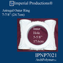 IPNP7021-POL Roman Ionic Capital Bottom Astragal 7-7/8"