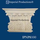 IPNP8100-POL Temple Winds Pilaster Capital ArchPolymer