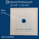 IPPAN5000H ceiling medallion 