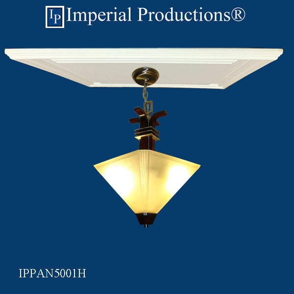 IPPAN5001H-POL Beyond Modern Medallion 23-3/4" x 23-3/4" x 1-1/4" ArchPolymer