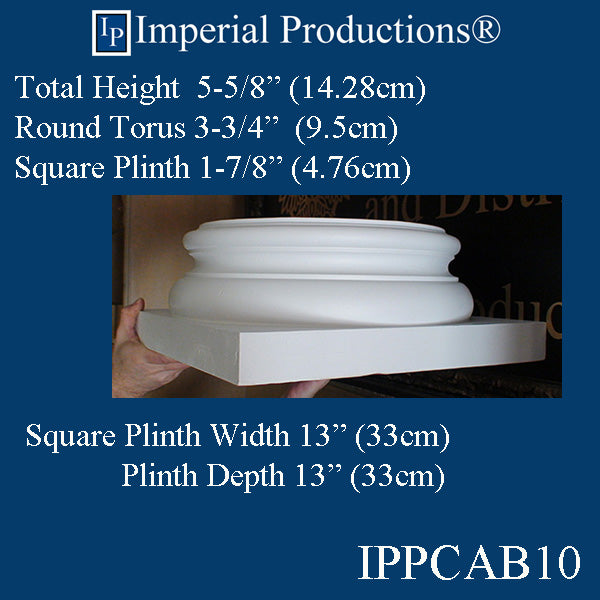 IPPCAB10-FRP-PK2 Attic Base Hole 9-7/8" FRP-PolyComp pack of 2