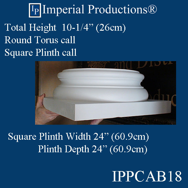 IPPCAB18-FRP-PK2 Attic Base Hole 18" FRP-PolyComp pack of 2