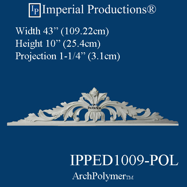 IPPED1009 Acanthus Style Pediment