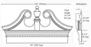 IPPED2852 Ramshead pediment