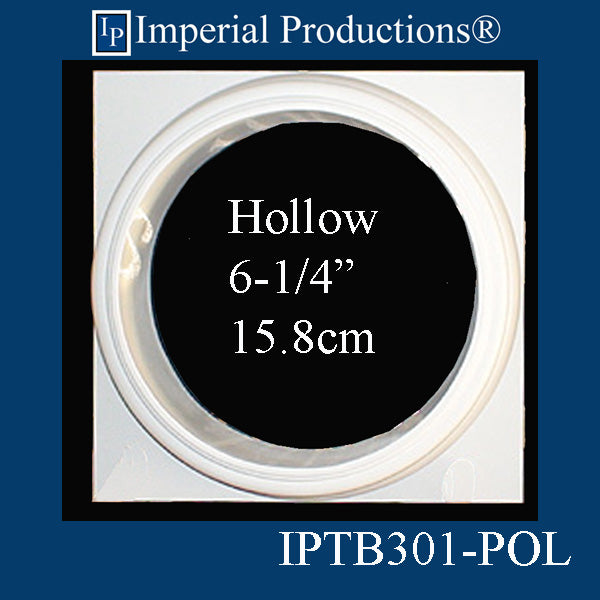 IPTB301-BASE-POL-PK2 Tuscan Base ArchPolymer Hole 6-1/4" Pack of 2 Bases Custom Order