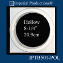 IPTB501-POL-PK2 Tuscan Base ArchPolymer Hole 8-5/8" Pack of 2 Custom Order