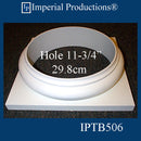 IPTB506-POL-PK2 Tuscan Base ArchPolymer,  Hole 12-1/8"Pack of 2 Custom Order