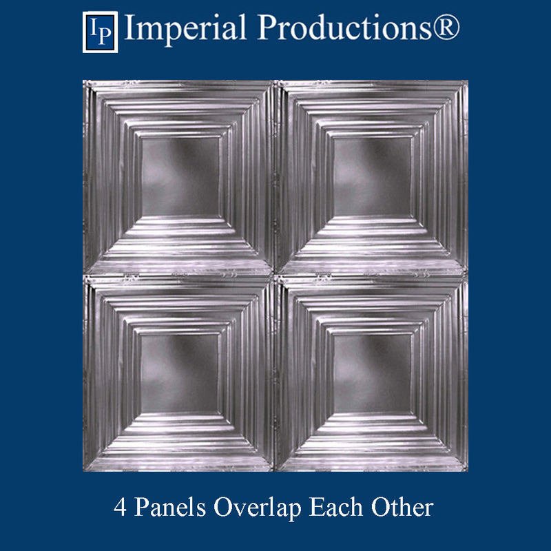 IPVR004-A-N-F0-10 Aluminum Tin Ceiling Panels Pack of 10