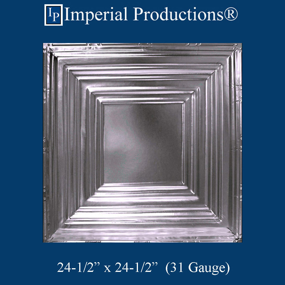 IPVR004-A-N-F0-10 Aluminum Tin Ceiling Panels Pack of 10