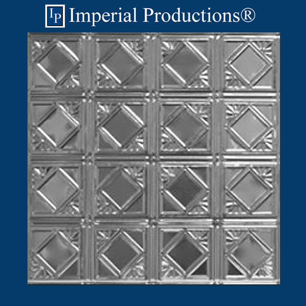 IPVR016-A-N-F0-10 Aluminum Tin Ceiling Panels Pack of 10