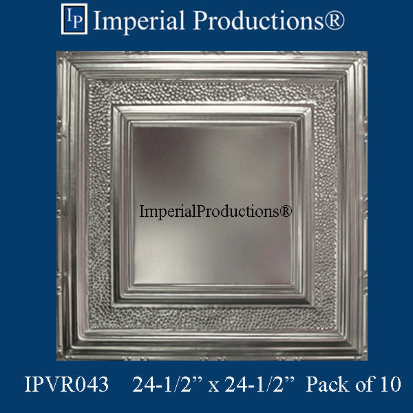 IPVR043 Pack of 10 tin ceiling panels